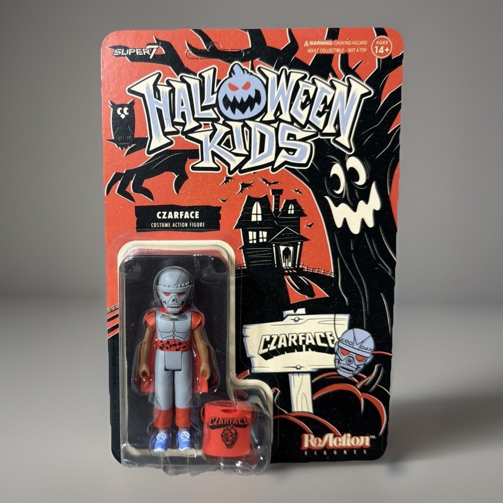 Rare Czarface Halloween Kids Action Figure. 3.75" Super7, Brand New & Sealed.